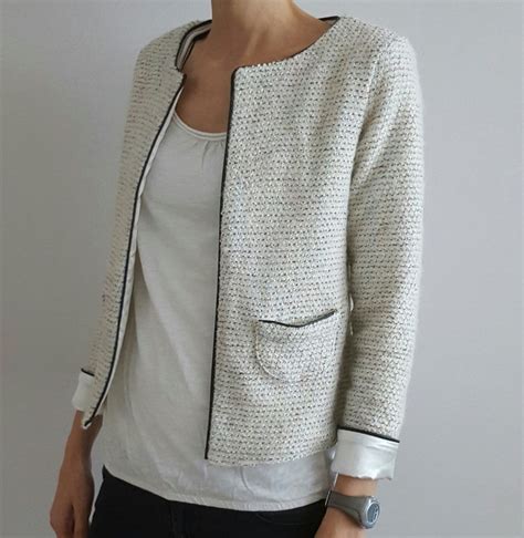 patron veste chanel